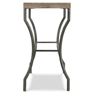 Bernhardt Bernhardt Tribeca Console Table — Wire‑Brushed Aurum Oak Top & Sculptural Barlow Steel Legs, 54" 333911