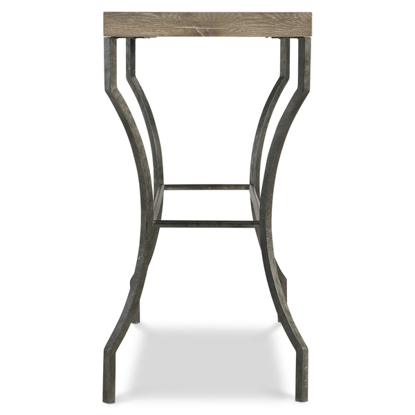 Bernhardt Bernhardt Tribeca Console Table — Wire‑Brushed Aurum Oak Top & Sculptural Barlow Steel Legs, 54" 333911