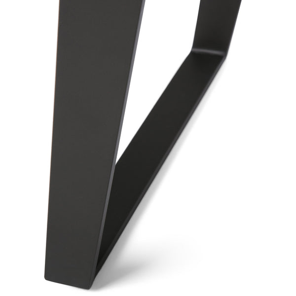 English Elm Lowry Console Sofa Table - Distressed Charcoal Brown, Solid Acacia, Modern Industrial Design, Storage B136P158851