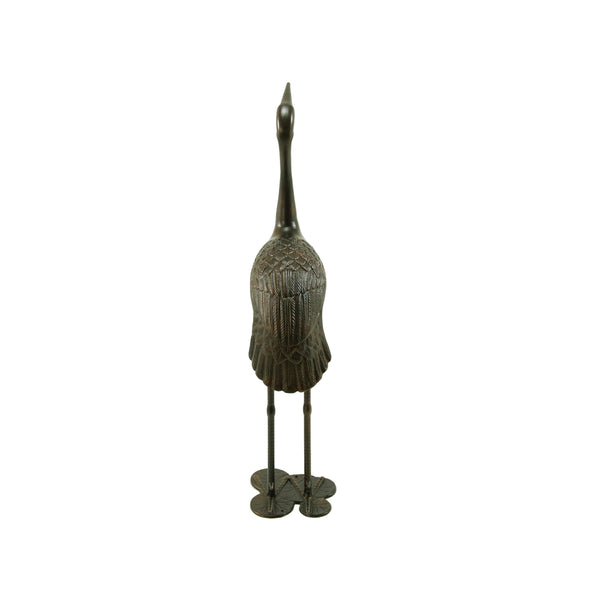 English Elm Christopher Knight Home® - Sunny Outdoor 43 Inch Aluminum Crane Set in Shiny Copper Antique Bronze Finish, Rust-Proof Garden Art Delight 62909.00SHNCOP