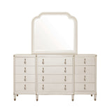 Grace Dresser Mirror White with Opulent Opal Finish P377110 Pulaski Furniture