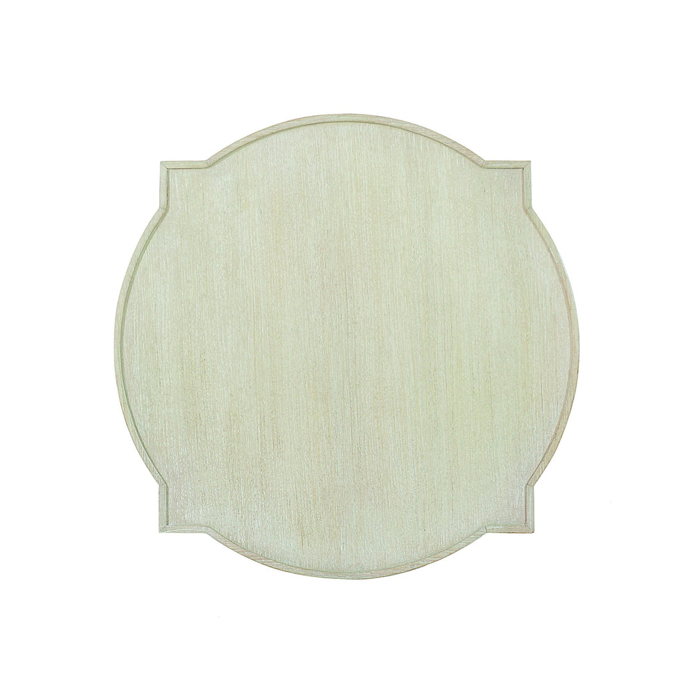 Bernhardt Bernhardt East Hampton Solid Ash End Table - Cerused Linen Top, Tapered Legs, Neo-Traditional Accent (98) 395121