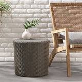 Christopher Knight Home® - Noble House - Keaton Wicker Barrel Side Table