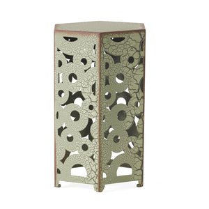 English Elm Selva Iron Accent Table Set of Two Antique Inspired Ironwork for Living Room or Entryway 57303.00