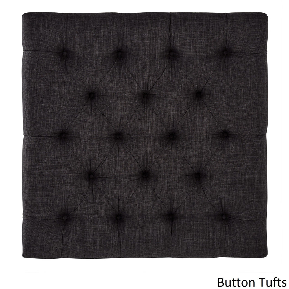 Homelegance By Top-Line Siobhan Champagne Gold Geometric Base Ottoman Champagne Gold Metal