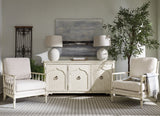 Americana Entertainment Credenza 7050-55472-02 Whites/Creams/Beiges Americana Collection 7050-55472-02 Hooker Furniture