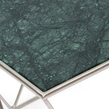 Christopher Knight Home® - Noble House - Sardis Modern Glam Handcrafted Marble Top Coffee Table, Green and Gold