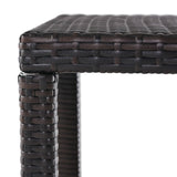 Christopher Knight Home® - Noble House - Boracay Outdoor Multibrown Wicker Accent Table