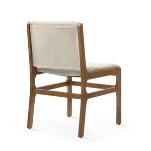 English Elm Christopher Knight Home® - DINING Chair Upholstered Rubberwood Frame Modern Contemporary Design Comfortable Seating Set Wheat 73421.00WHEAT