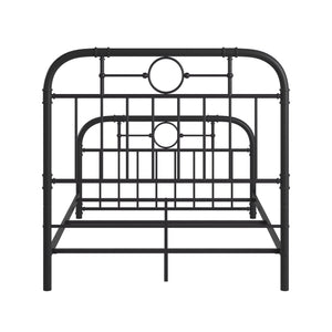 Homelegance By Top-Line Ellington Black Metal Bed Black Metal