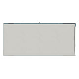 Homelegance By Top-Line Syrus Mirrored 1-Drawer Campaign Desk Silver Mirror