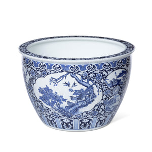 Chinoiserie Garden Fish Bowl Planter ECL36203 Park Hill