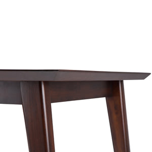 English Elm Draper Dining Table - Handcrafted Java Brown Mid-Century Modern Centerpiece For Stylish Spaces B136P158594