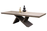 Pure Modern Dining 88 In. Pedestal Table with 24 In. Butterfly Top