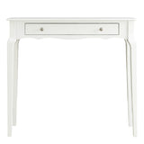 Homelegance By Top-Line Cayenne 1-Drawer Wood Accent Console Sofa Table White Rubberwood