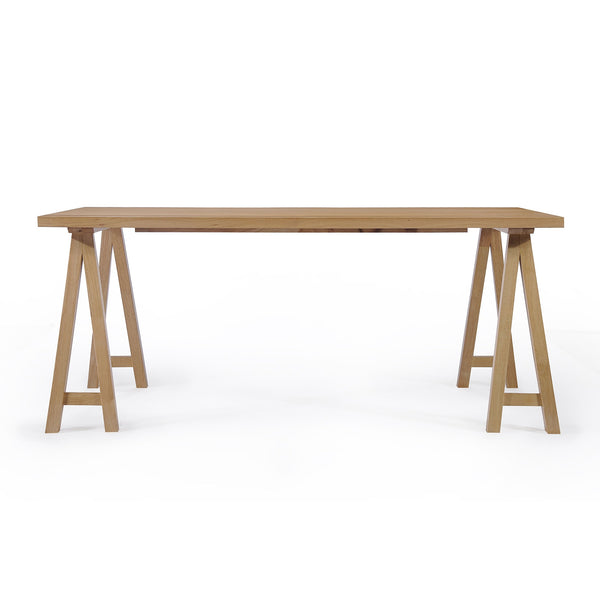 English Elm Christopher Knight Home® - DINING table solid wood and MDF farmhouse dining table 74.5" versatile large desk gaming surface farmhouse style durable design Oak 60386.00OAK