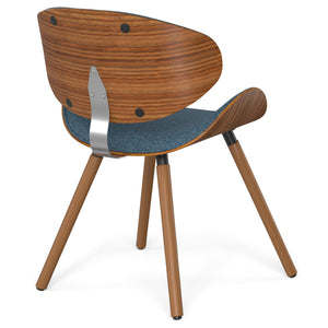 English Elm Marana Dining Chair In Denim Blue - Mid-Century Modern Style With Comfort And Versatile Design B136P158914