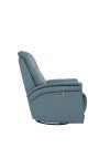 Parker House Parker Living Carnegie - Verona Azure - Powered By Freemotion Cordless Power Swivel Glider Recliner Verona Azure Top Grain Leather with Match (X) MCAR#812GSPH-P25-VAZ