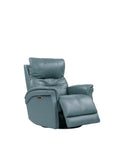 Parker House Parker Living Carnegie - Verona Azure - Powered By Freemotion Cordless Power Swivel Glider Recliner Verona Azure Top Grain Leather with Match (X) MCAR#812GSPH-P25-VAZ