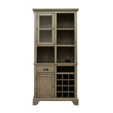 Kitchen Curio with Wine Storage