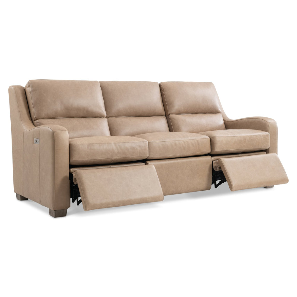 Bernhardt Bernhardt Ventura Leather Power Motion Sofa With Plush Deep Seats, Smooth Recline & Timeless Style 367RLO