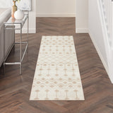 Nourison Grafix GRF37 Machine Made Power-loomed Borderless Design Indoor Only Bohemian Farmhouse Rug Ivory Beige, Ivory Beige 100% Polypropylene 99446935984