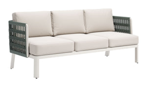 Bridgehampton Sofa White 704045 Zuo Modern