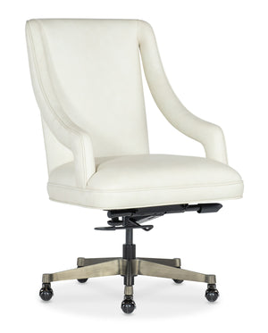 Meira Executive Swivel Tilt Chair White EC210-001 Hooker Furniture