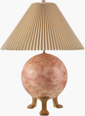 Livabliss Xian Cement Body Table Lamp with Linen Drum Shade for Modern Industrial Interiors XIN-001
