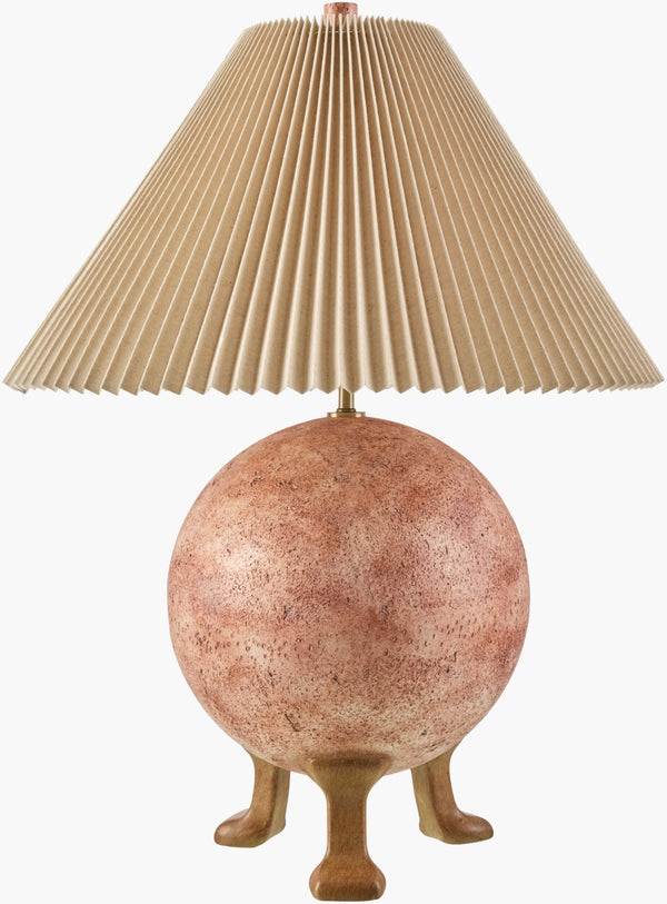 Livabliss Xian Cement Body Table Lamp with Linen Drum Shade for Modern Industrial Interiors XIN-001