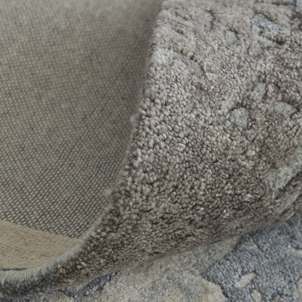 Feizy Rugs Zarah Modern Elegance Hand-tufted Viscose And Wool Rug, Abstract Watercolor Design For Your Home Blue,Taupe,Green Viscose,Wool Zrh8918fbluchle10