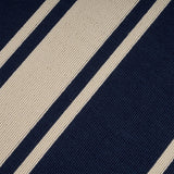 Christopher Knight Home® - Noble House - Cabana Outdoor 5'3" X 7' Stripe Area Rug, Navy and Ivory