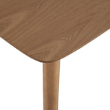 Homelegance By Top-Line Dakota Mid-Century Modern Tapered Dining Table Oak Rubberwood