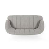 Christopher Knight Home® - Noble House - Lupine Modern Fabric Loveseat with Hairpin Legs