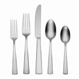 Oneida Satin Nocha 20-Piece Flatware Set, Stainless Steel, Dishwasher Safe