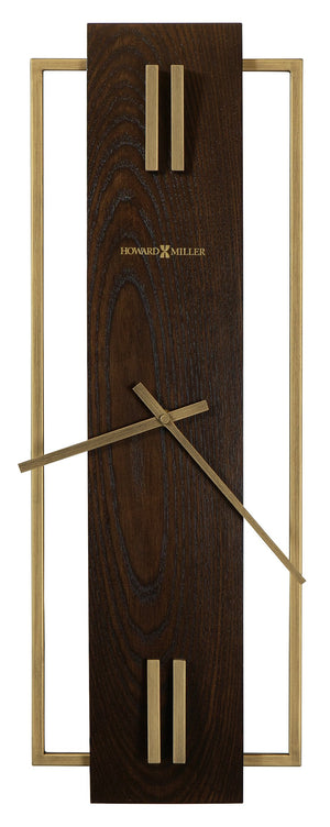 Hekman Furniture 625741 Harwood Ii Wall Clock - Oversized Elegance With Satin Espresso Finish And Brass Details  Harwood Ii Wall Clock 625741