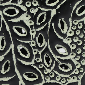 English Elm Christopher Knight Home® - LANTERN Large Indian Iron Decorative Lantern with Green Patina & Leaf Design, Handcrafted Distressed Elegance 69373.00