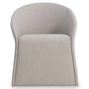 Bernhardt Bernhardt Arden Arm Chair With Curved Back, Slipcover Look, Performance Outdoor Fabric & Casters X10548