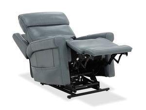 Hooker Furniture Locke Maverick Caribbean Top-Grain Leather Lift Chair With Power Recline, Headrest, Lumbar, Remote RC645-PHLL4-031