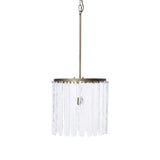 Dawson Glass Panel Chandelier ELH36057 Park Hill