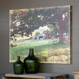 Distressed Watercolor Barn Print On Canvas EWA00893 Park Hill