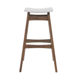 Christopher Knight Home® - Noble House - Emmaline Light Beige Fabric/ Walnut Finish Bar Stool (Set Of 2)