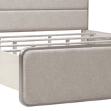 Brighton California King Upholstered Bed Gray with North Star Finish P378-BR-K5 Pulaski Furniture