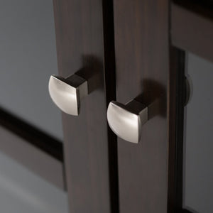 English Elm Acadian - Handcrafted Entryway Storage Cabinet In Rich Brunette Brown For Stylish Organization Needs B136P159418