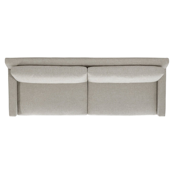 Bernhardt Bernhardt Sutton Three Seat Fabric Sofa Low Profile Tailored Skirt Living Room P5757A