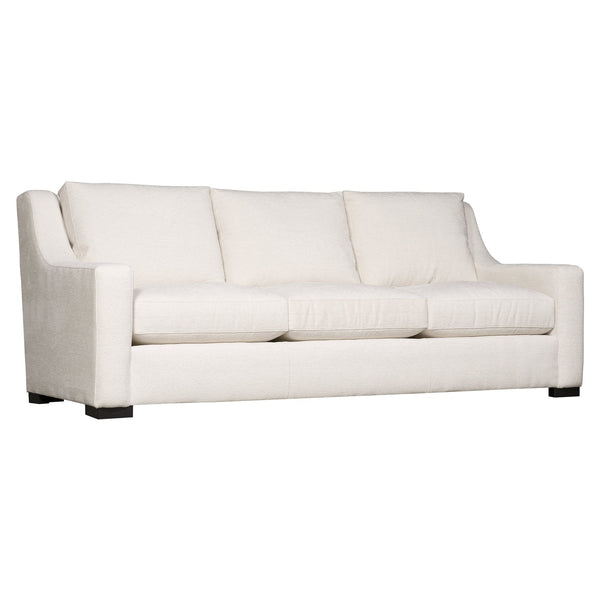 Bernhardt Bernhardt Germain Sofa With Spring-Down Seats, Tailored Frame, 4 Throw Pillows & Wood Legs - Customizable - Made to Order B2667A