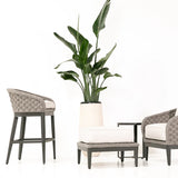 Marbella Barstool in Echo Ash w/ Self Welt SW4501-7B-EASH-STKIT Sunset West