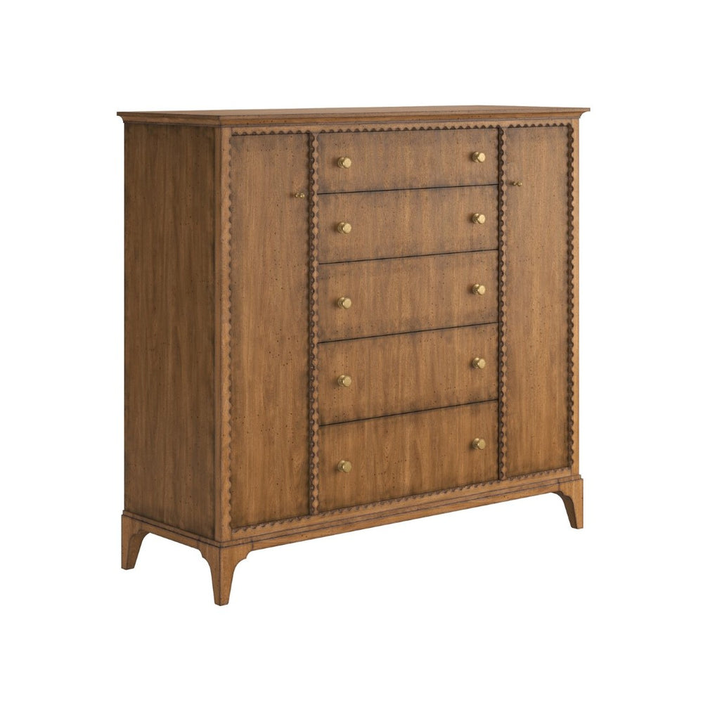 A.R.T. Furniture Harbor Door-Drawer Chest - Rustic Cottage Charm with Practical Storage for Timeless Bedroom Elegance 338152-2731