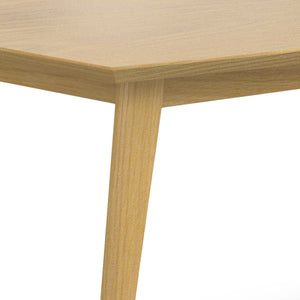 English Elm Draper Mid-Century Oak Dining Table - Stylish, Durable, Seats 6, Perfect For Any Space! B136P158595