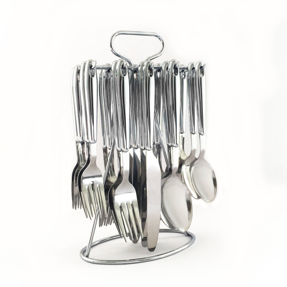 Lenox Cambridge Marvel 20-Piece Flatware Set with Hanging Rack NO COLOR METAL 221520PSMR1